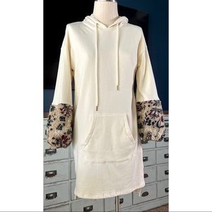 Anthropologie Amadi Hooded Tunic Dress XS